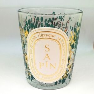 Empty Diptyque 2021 Christmas Sapin (pine) candle holder & box RARE